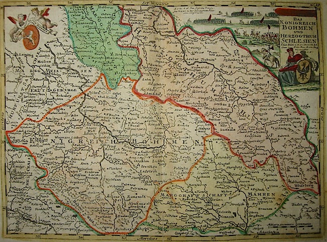 Baeck Elias (1679-1747) Das Konigreich Bohmen... 1748 Augsburg 